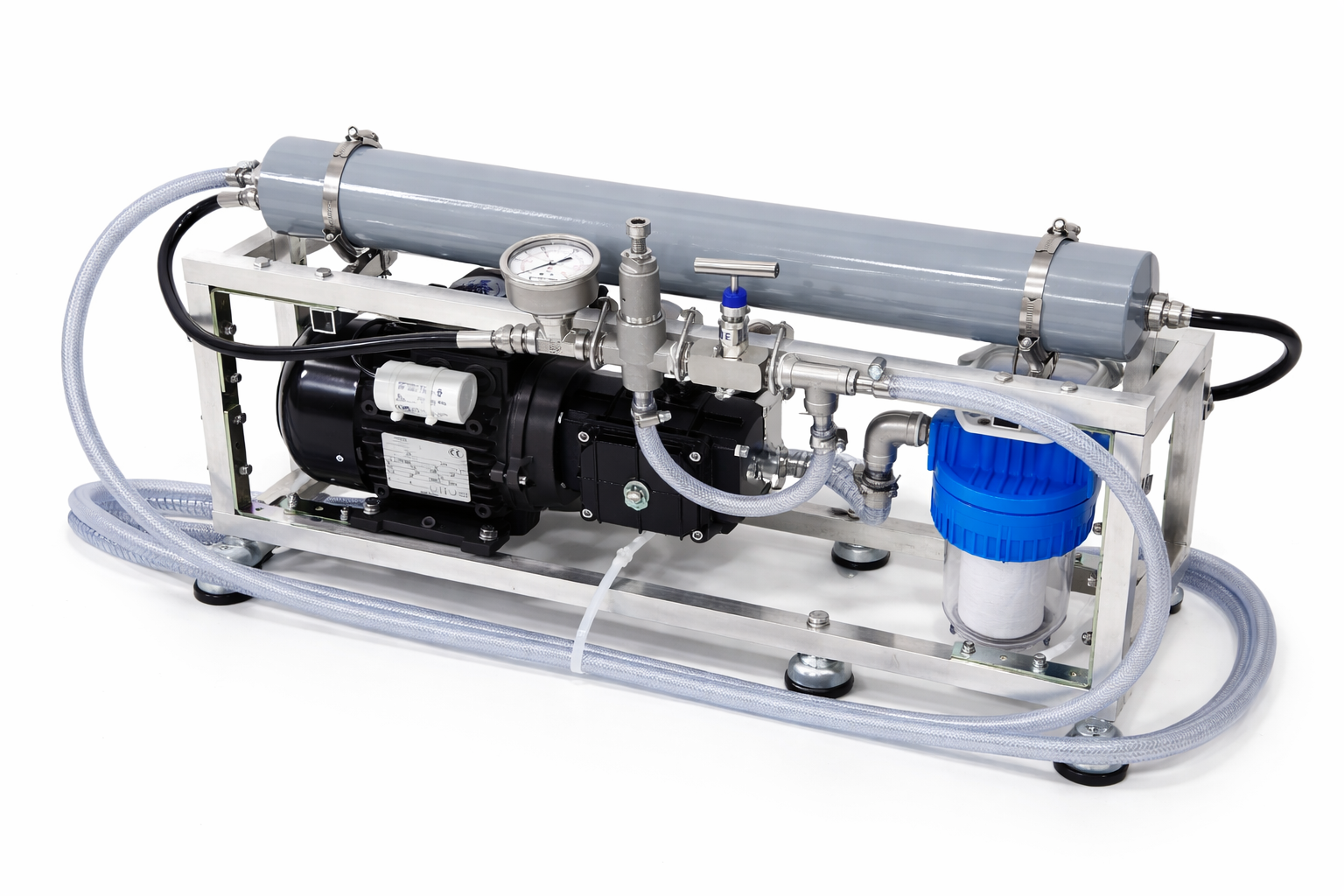 Dissalatore Urania Marine Drop assemblato su telaio